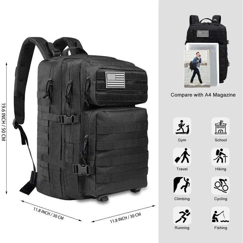 Expedition Ready 45L Tactical Rucksack